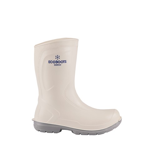 BOTA DE PU CANO CURTO BRANCO